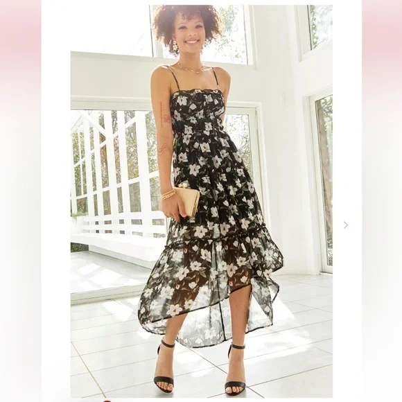 New Francesca’s Gorgeous Sleeveless High Low Maxi Dress With Adjustable Straps - Picture 3 of 14